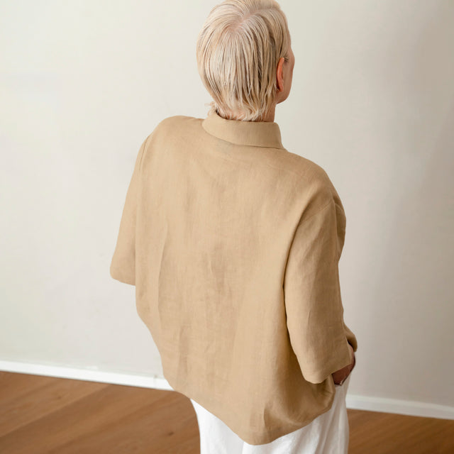 Hemd KAI sandgelb