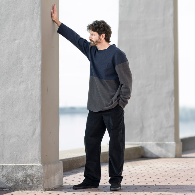 Pullover OFFSET Blau/Grau
