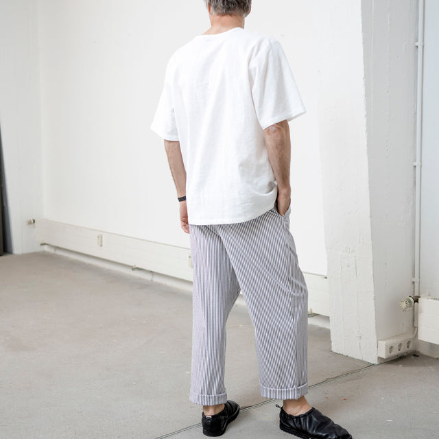 weißes Leinenshirt
