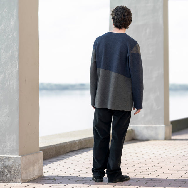Pullover OFFSET Blau/Grau