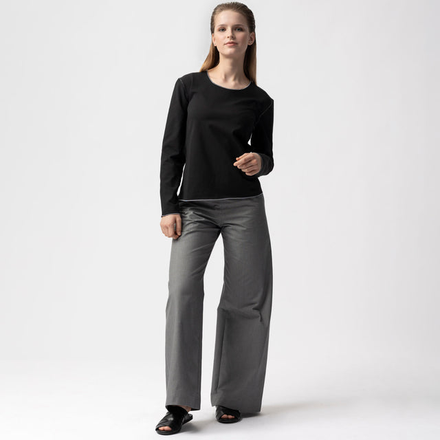 Basicshirt schwarz